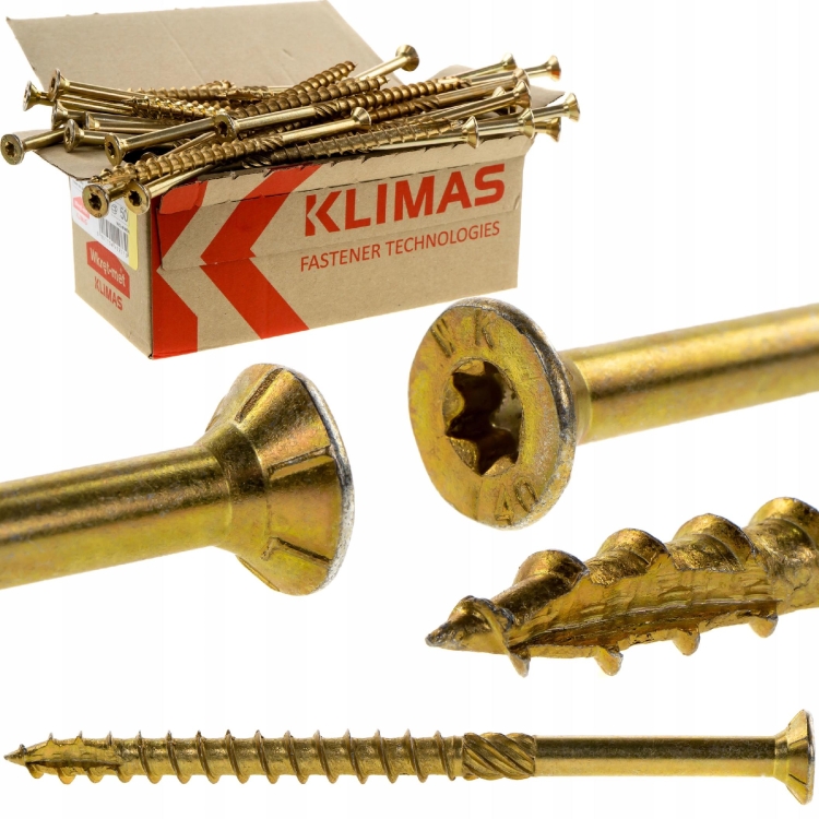 Vrut konstrukční  se zápustnou hlavou TX 10X160 (25ks/bal.)